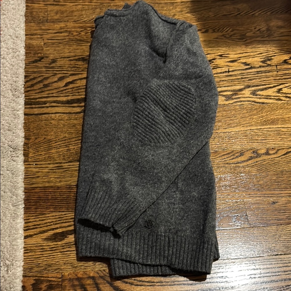 Men's Charcoal Wool Sweater